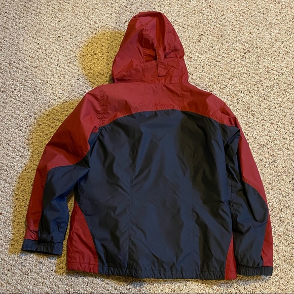 Columbia Jacket Women’s Size Large Crimson Red & Gray - Picture 4 of 5